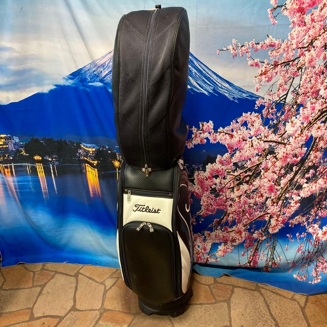 寶BU-1095 Titleistキャディバッグ ブラックホワイト CB731