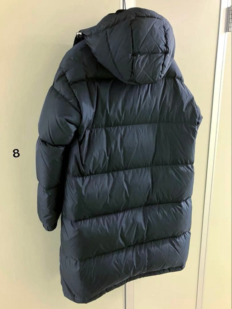 【Barbour】NAVY Hooded Bedale down Jacket