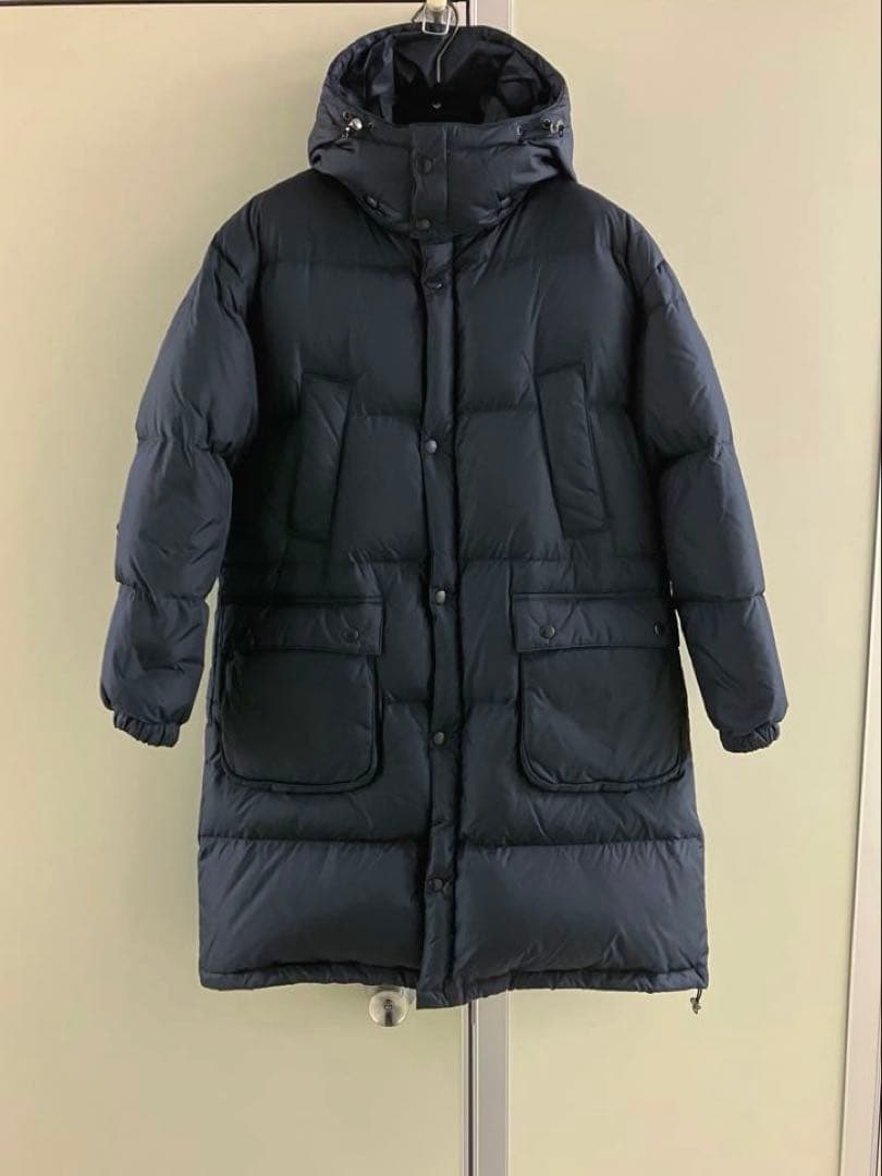 【Barbour】NAVY Hooded Bedale down Jacket