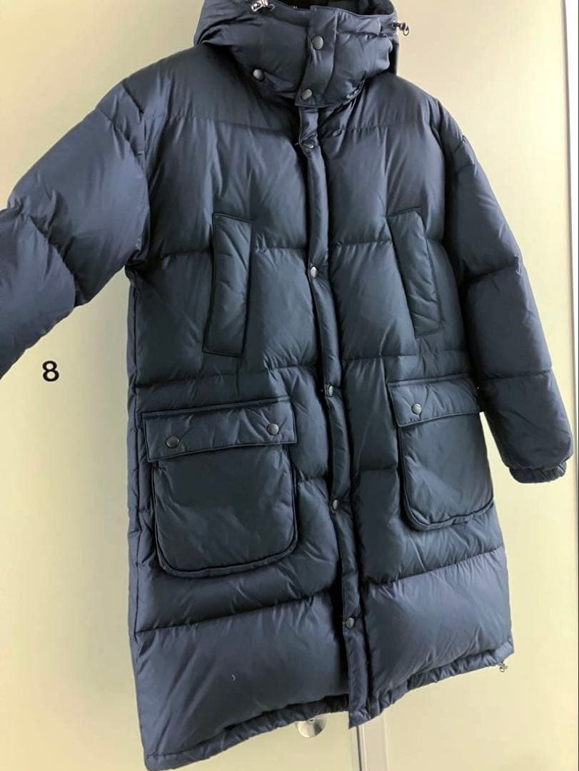 【Barbour】NAVY Hooded Bedale down Jacket