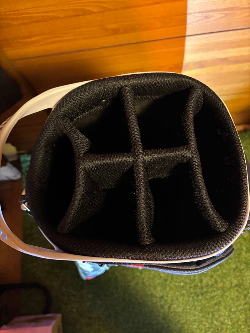 新品フードあり⭐︎PUMA ⭐︎キャディバッグ ネイビー/レッド