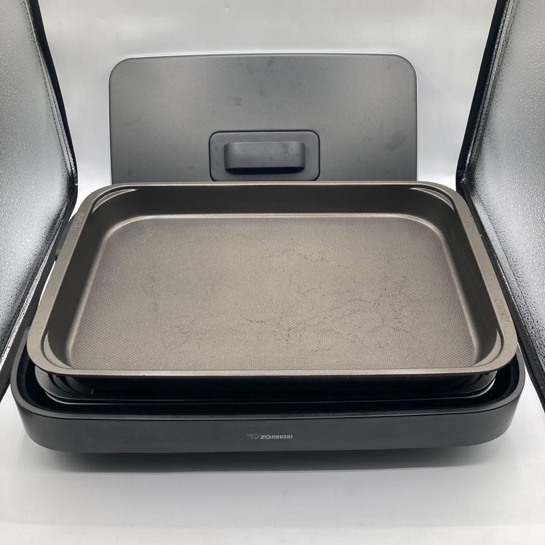 2023年製　象印　ホットプレート ブラック たこ焼きプレート付きEA-KK30