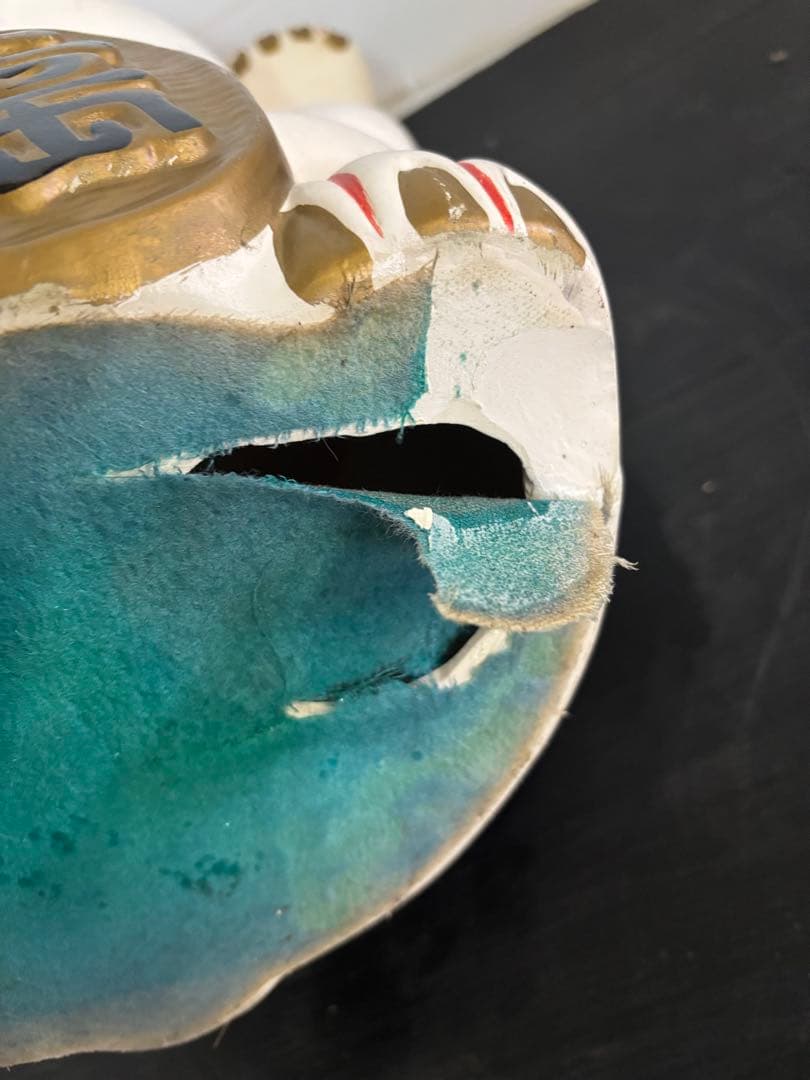 【特大‼️希少‼️全長41cm‼️】招き猫　置物　縁起物