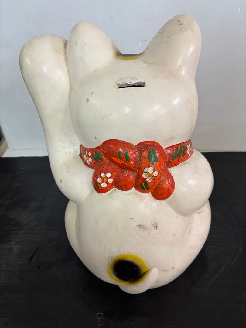 【特大‼️希少‼️全長41cm‼️】招き猫　置物　縁起物