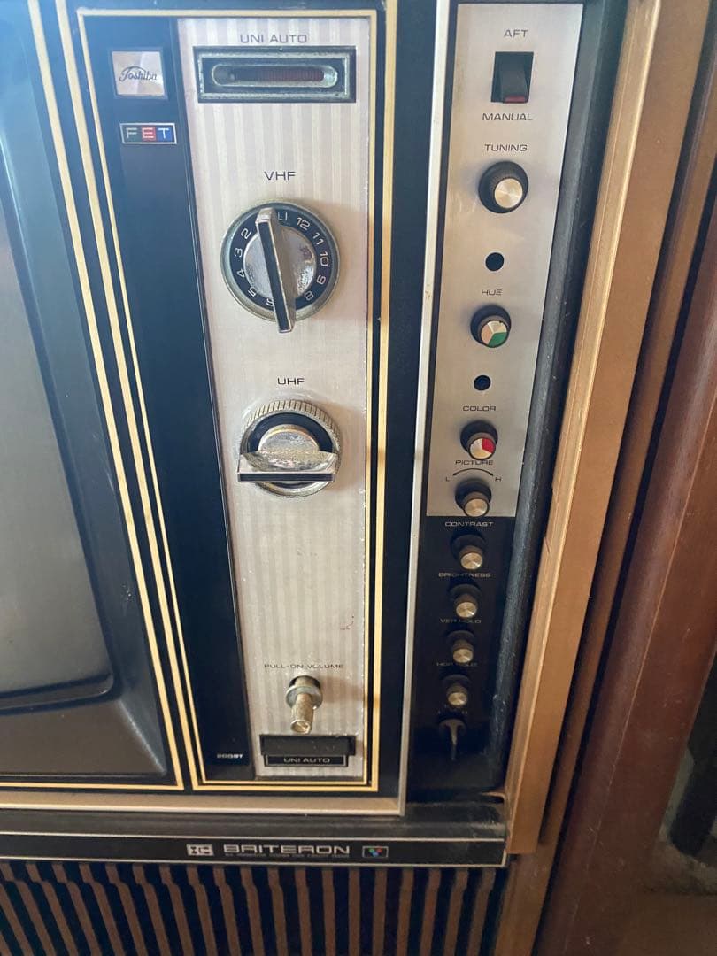 東芝 ブラウン管テレビ　昭和レトロ　アンティーク