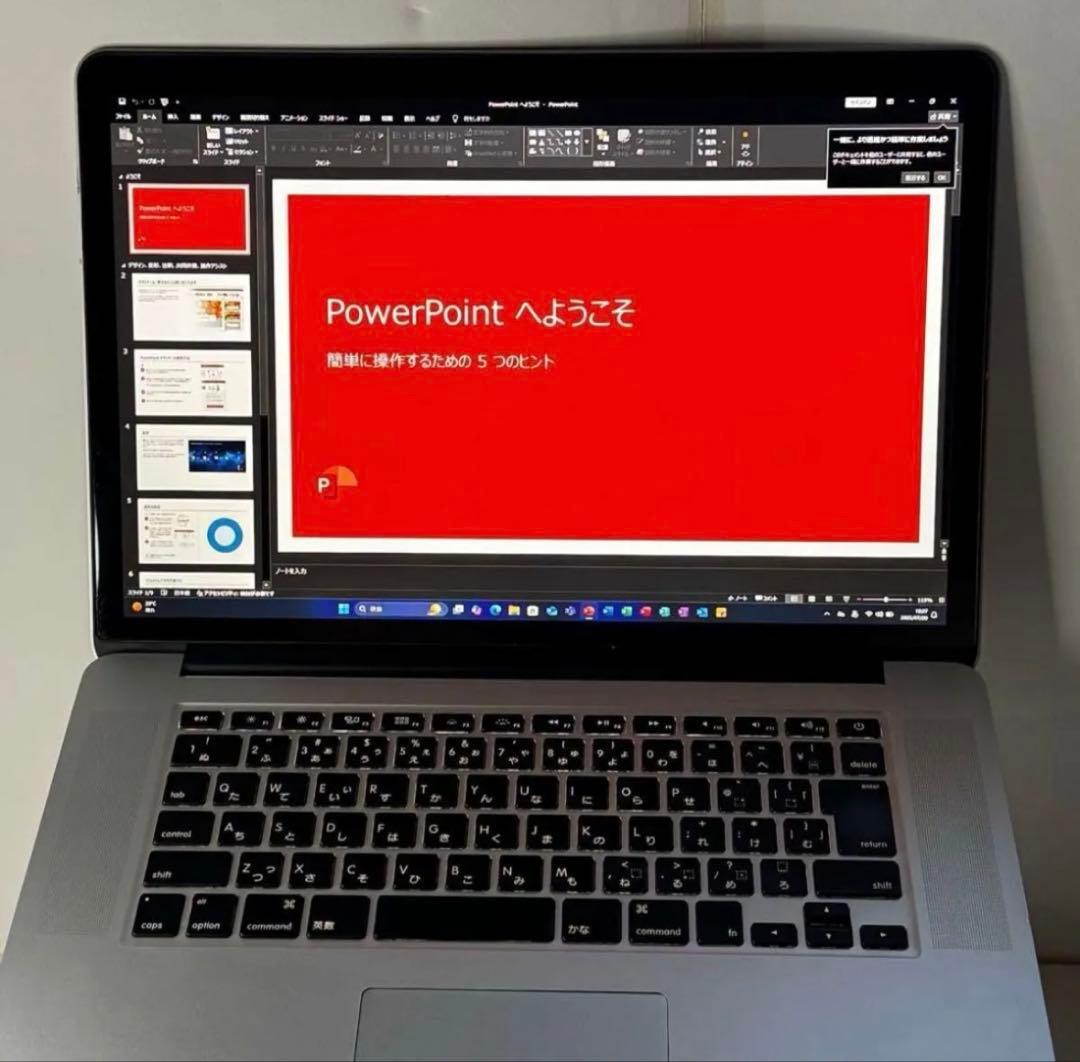 【大容量】MacBookPro A1398 i7/8GB/768G/Nvidia