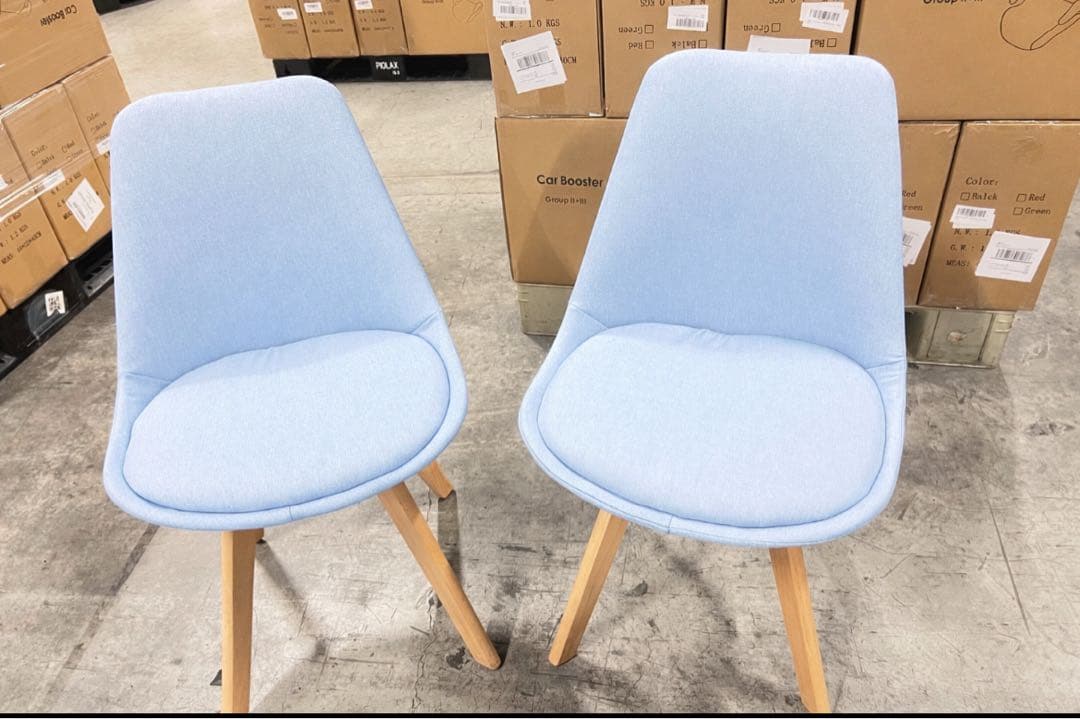 4脚セットおしゃれイームズチェアダイニングチェア天然木脚組立簡単北欧 シンプル