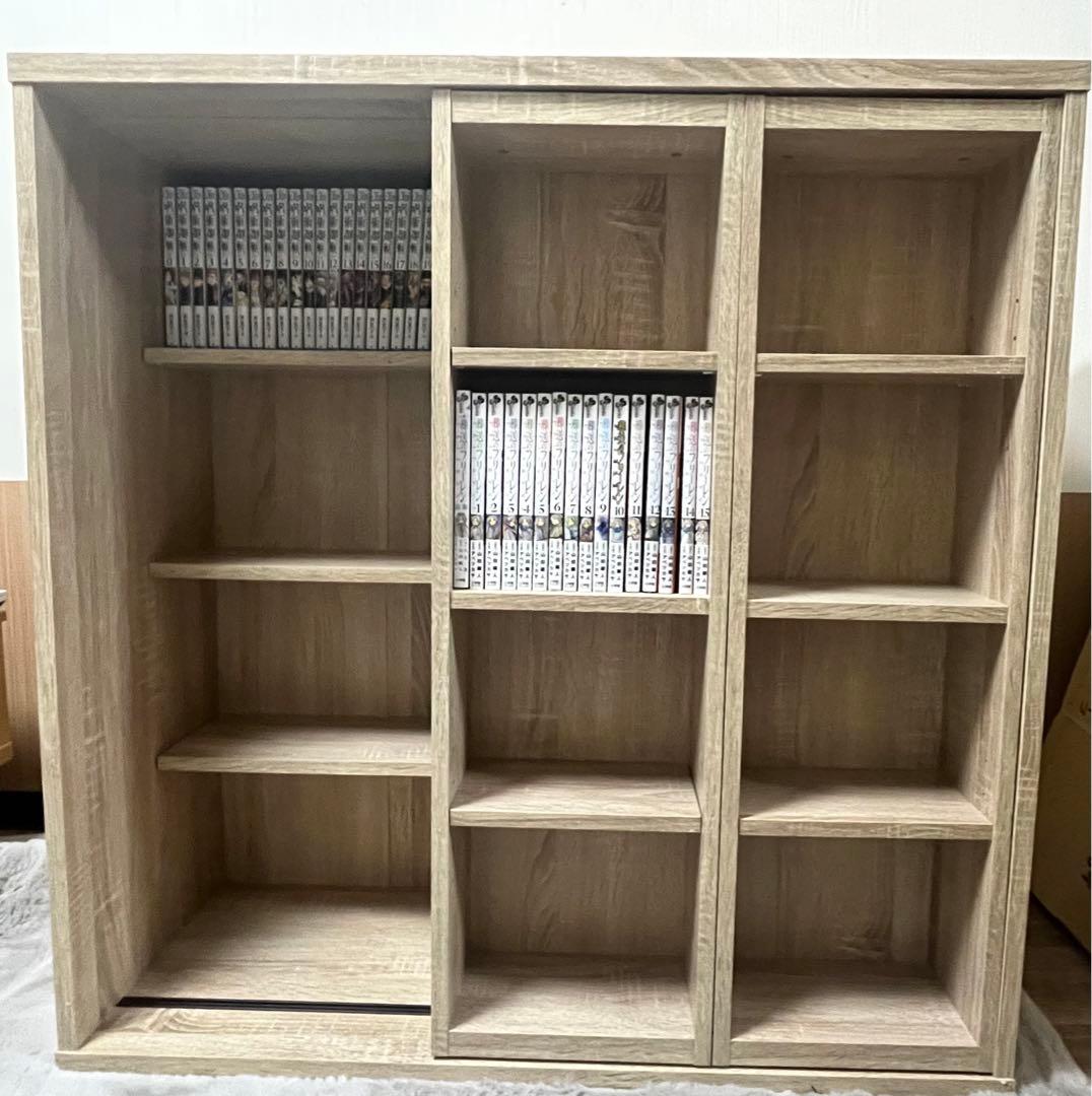 ナチュラルウッド 本棚 中型