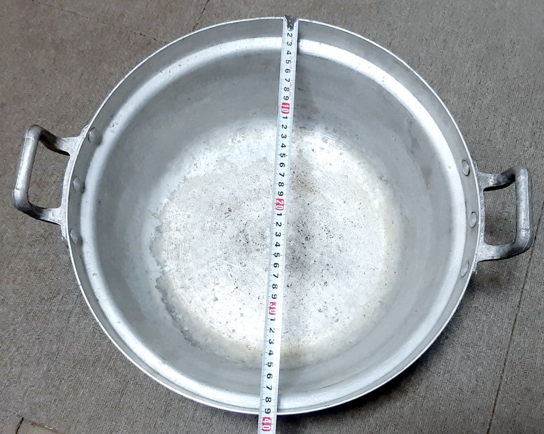 業務用 アルミ 両手鍋 39cm 店舗用品 アウトドア キャンプ飯