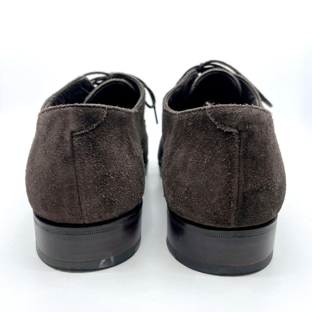 カルミーナシューメーカー ダークブラウン　スエード　ローファー 8 26cm相当