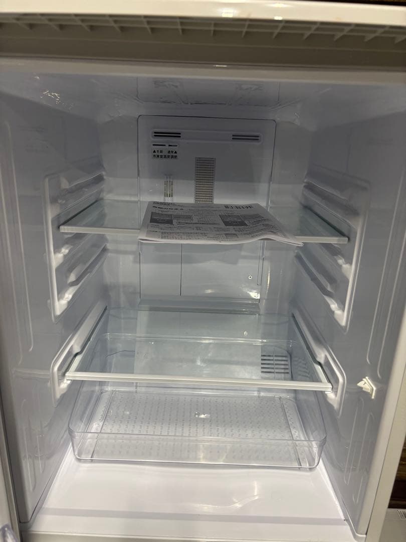 シャープ ノンフロン冷凍冷蔵庫 SJ-D14F-W 2019年製