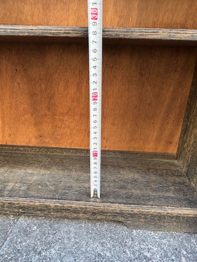 古い 木製 本棚 本箱 アンティークアトリエ本棚書棚飾り棚陳列棚店舗什器