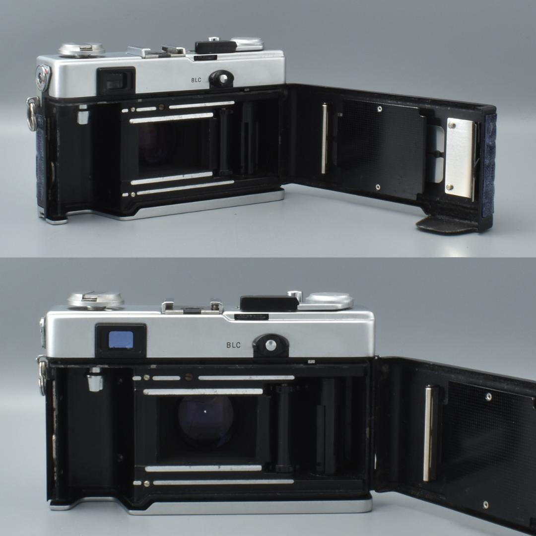 整備済 Olympus 35 DC ブルー 外装リメイク 動作OK