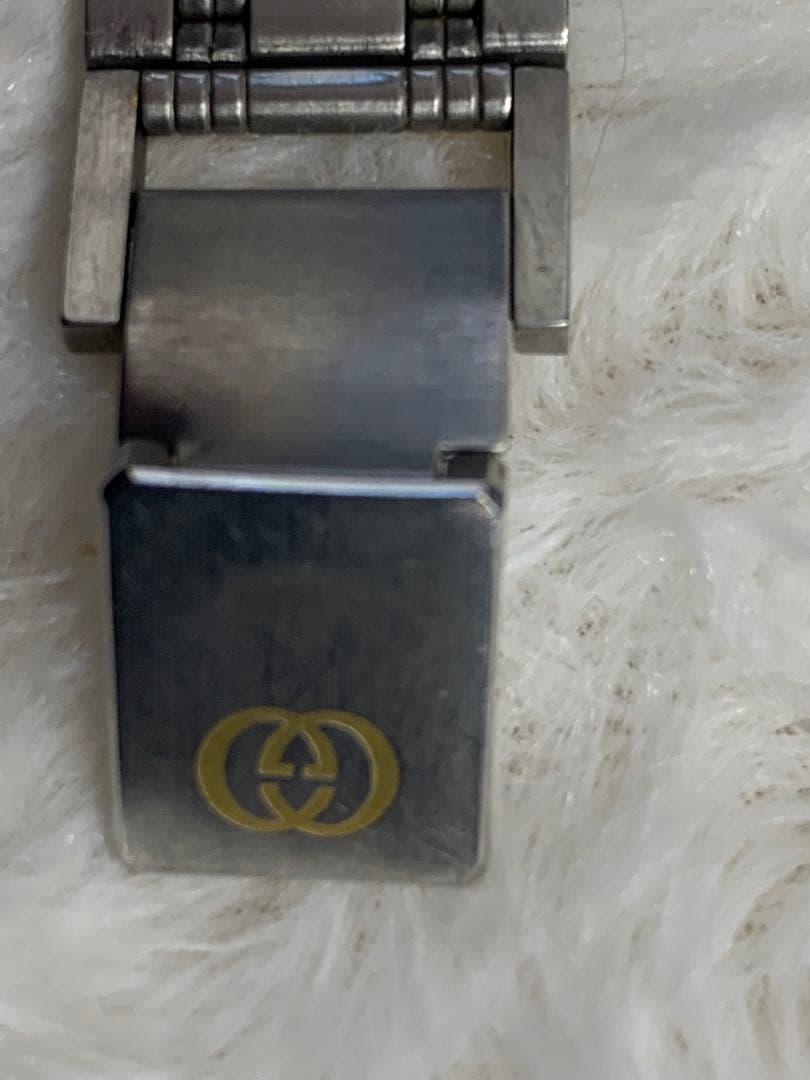 GUCCI グレー文字盤 ステンレス時計