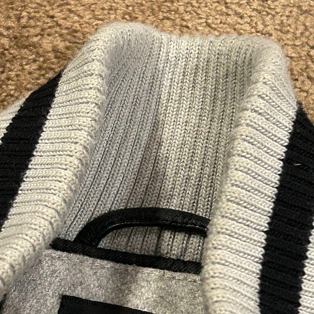 最終価格　ニューエラ スタジャン　Lサイズ　グレー/ブラック　山羊革　ゴート