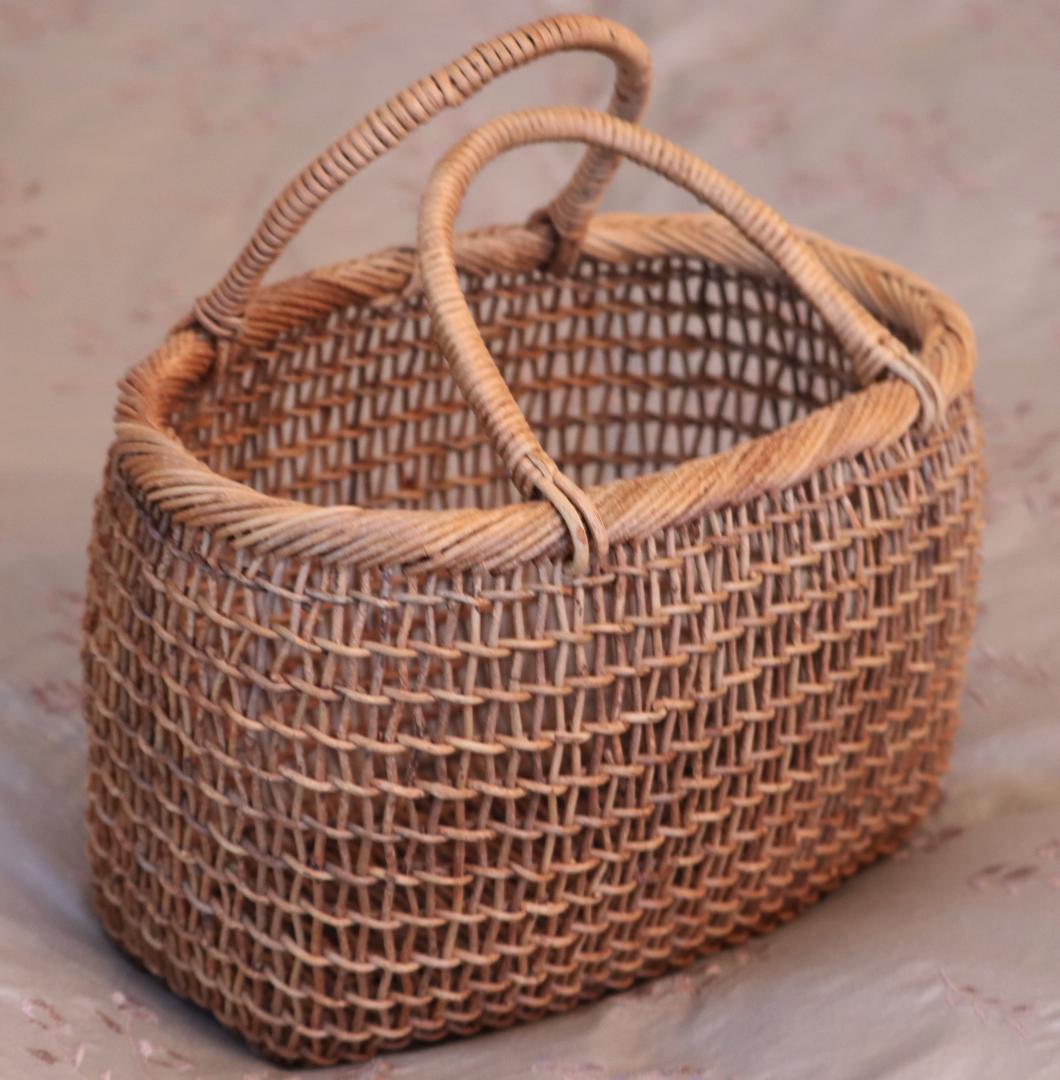 あけびかご　あけび籠バック　こだし編み