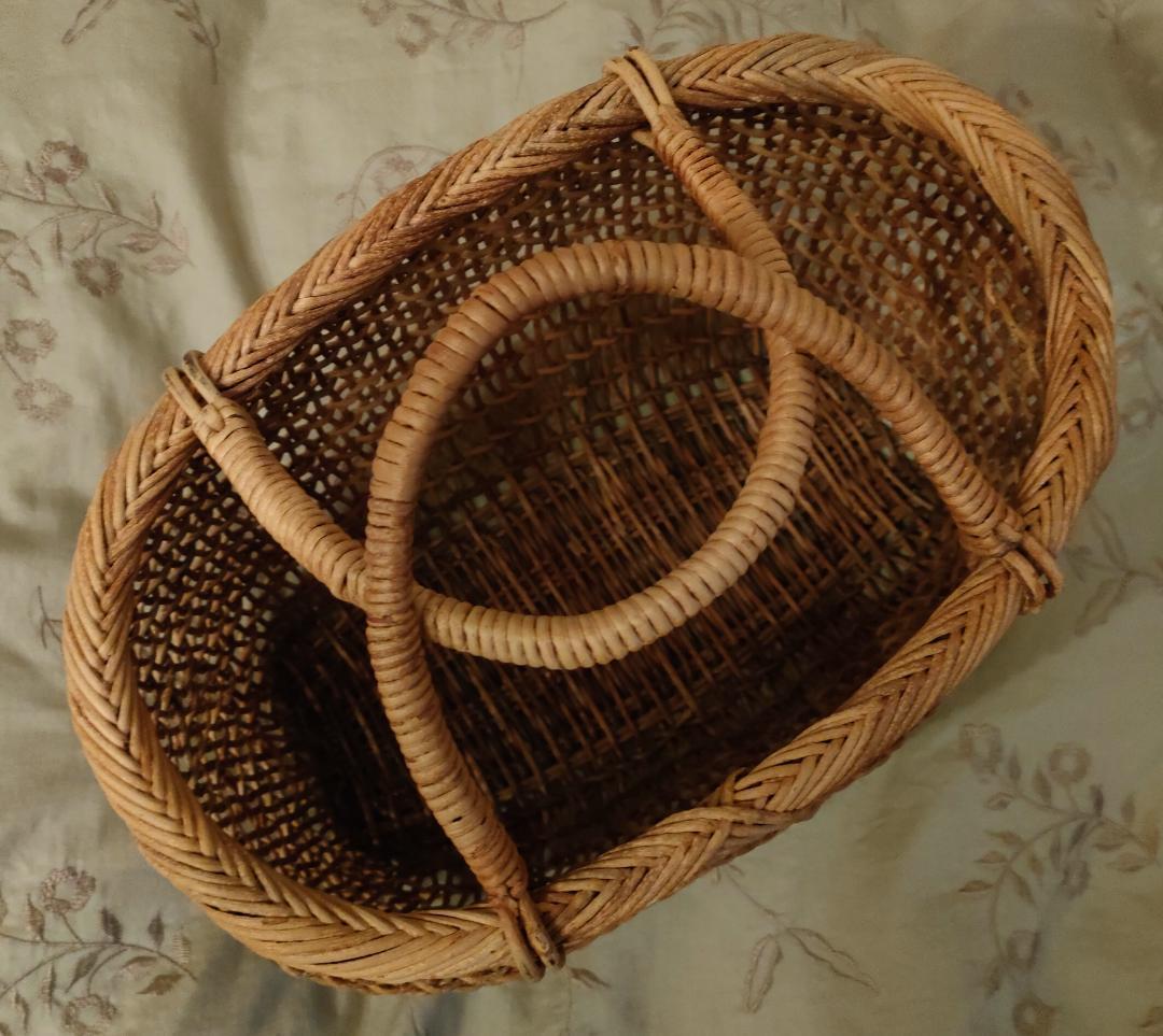 あけびかご　あけび籠バック　こだし編み
