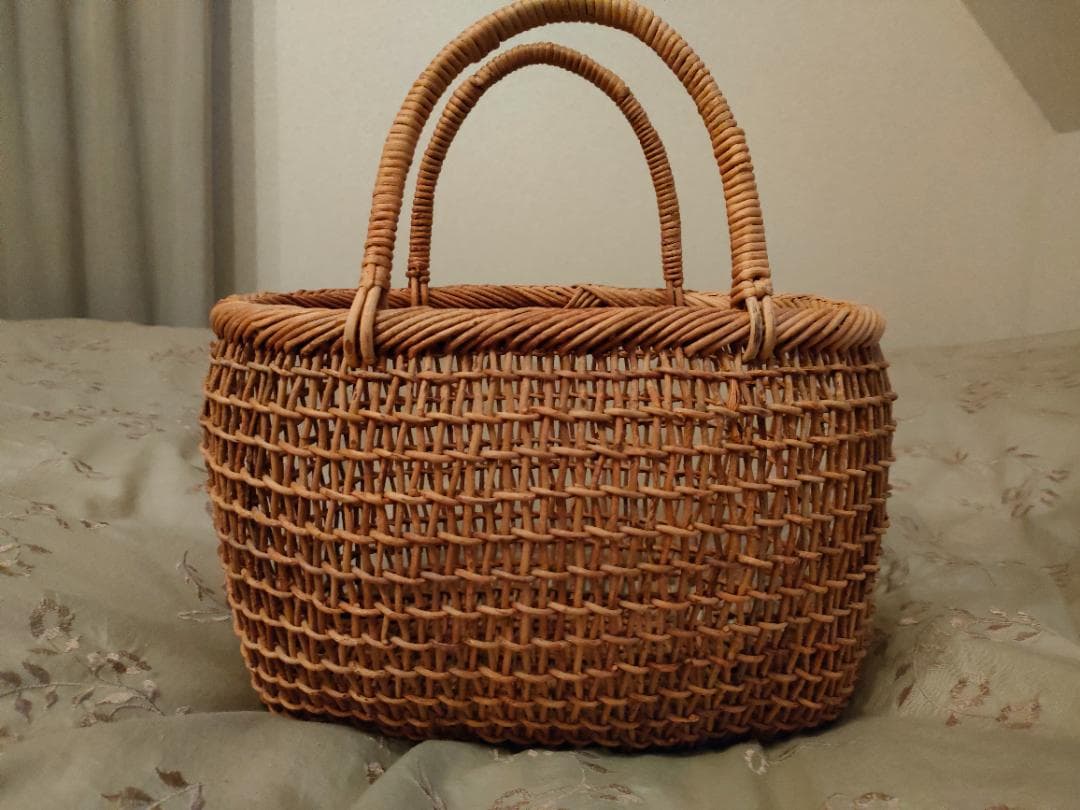 あけびかご　あけび籠バック　こだし編み