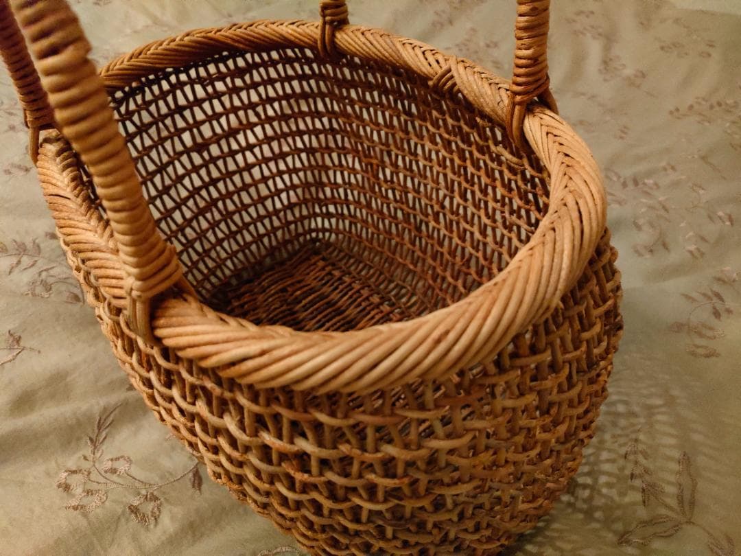 あけびかご　あけび籠バック　こだし編み