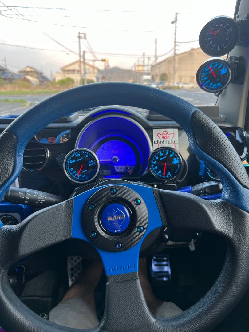 青MOMOステ　青MOMOホーン、ホーンボタンカバー