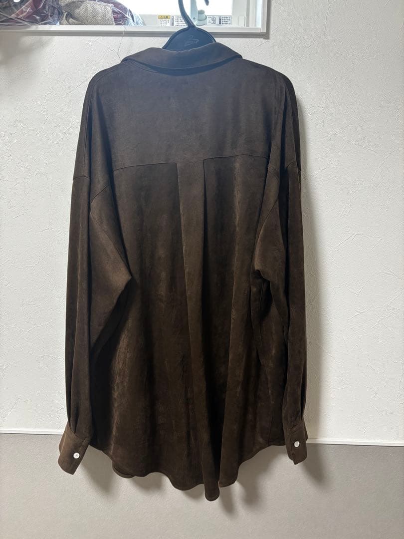 DOUDOU スウェードシャツ