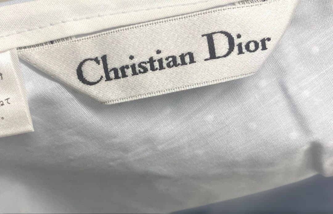 新品✨Diorクリスチャンディオール エプロン すずらんミュゲ 花柄　タグ付