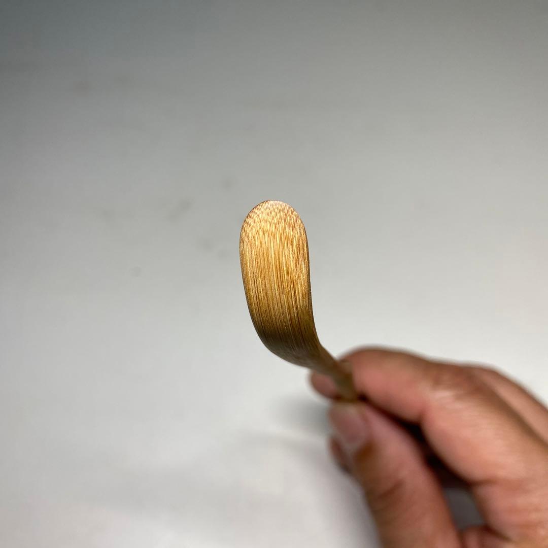 【茶道具】小林太玄筆　茶杓　銘　一聲（共箱）