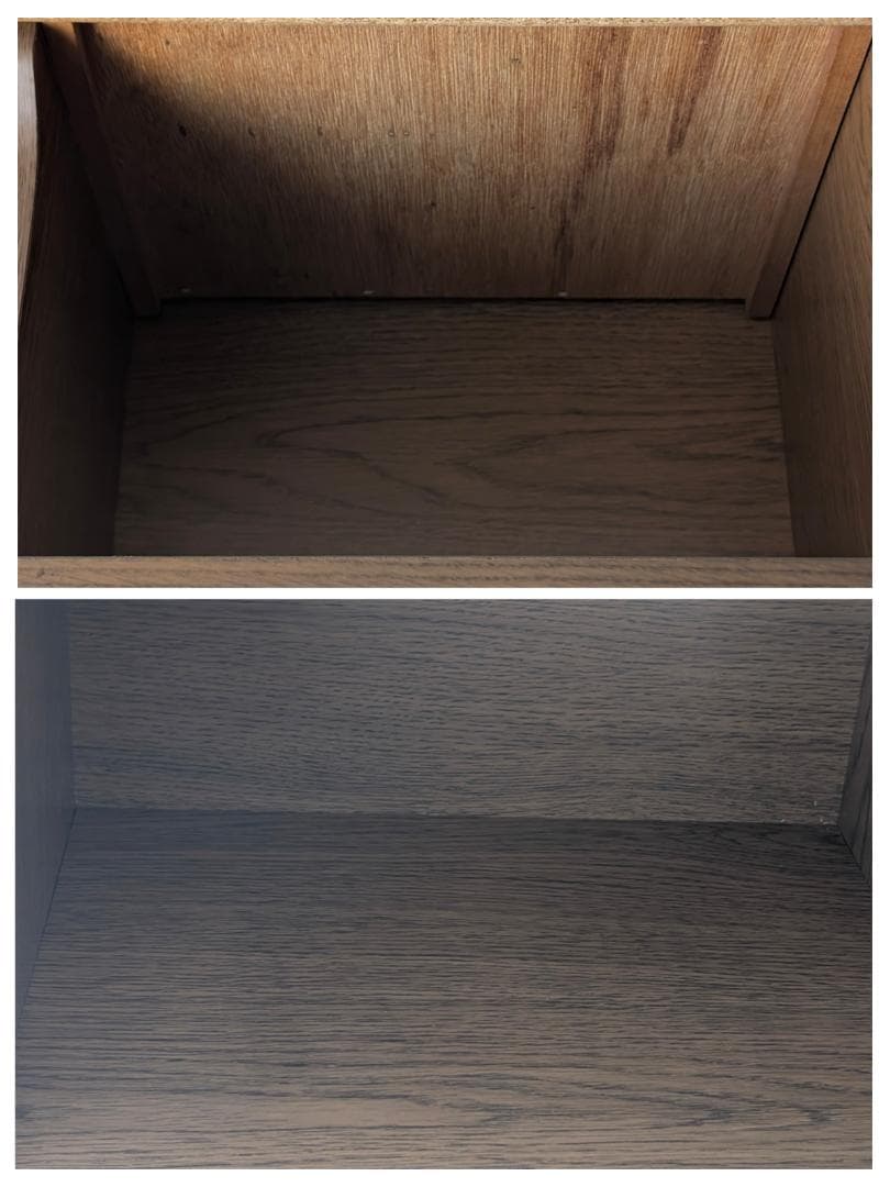 80s ビンテージ ウッドシェルフ 木製 引出し付き 飾り棚 ミニ キャビネット