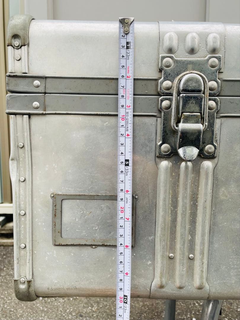 中古品 石川アルミ製 トランクケース（鍵付き・防水仕様） お値段を下げました