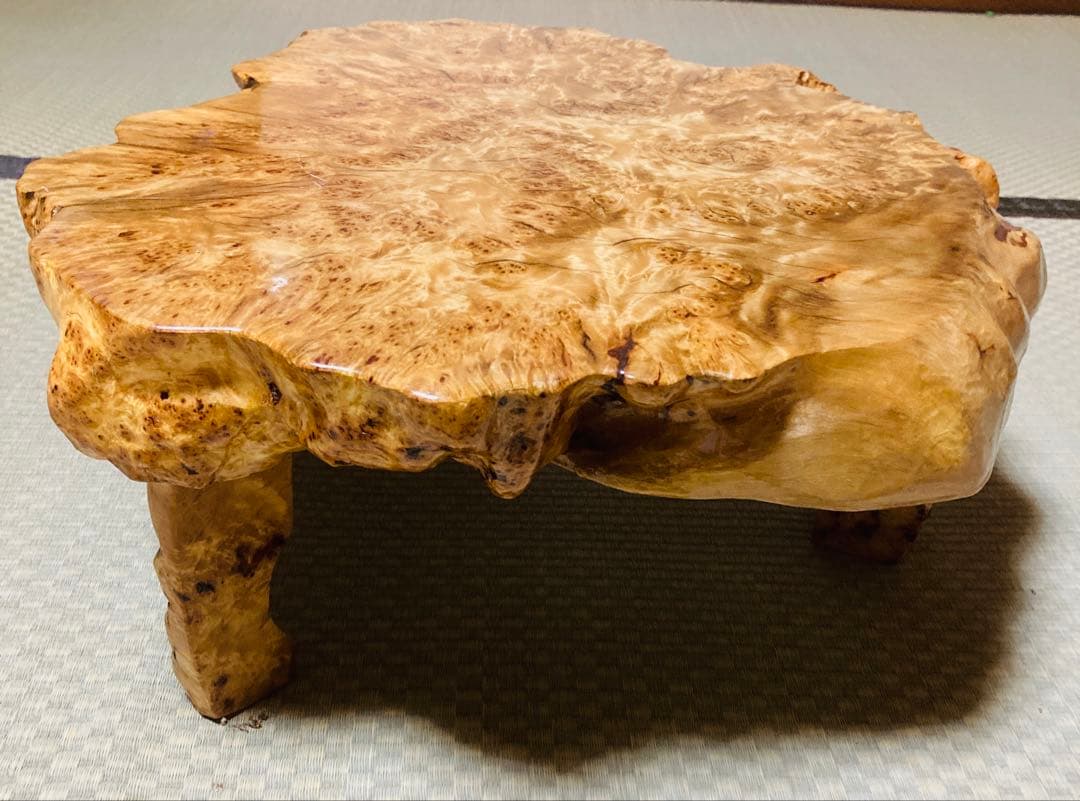 天然木　瘤　置物台　花台　香炉台