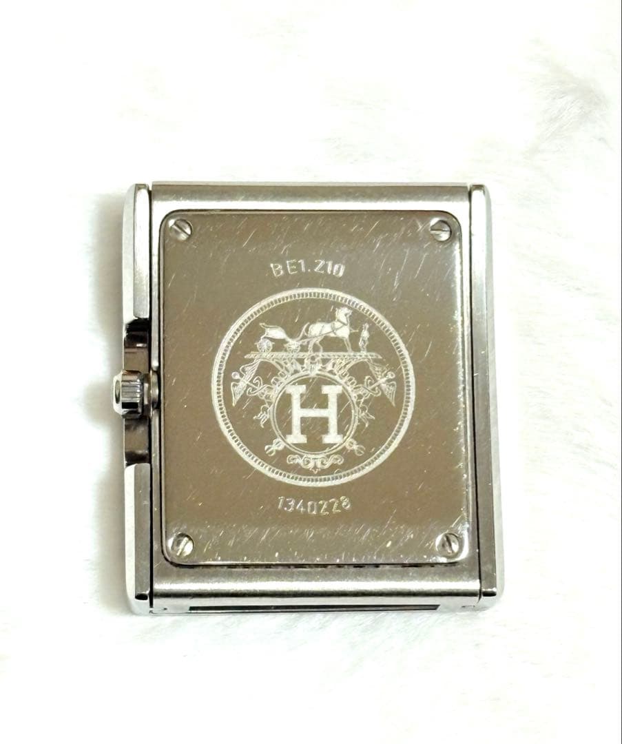 プレゼント付！ エルメス/HERMES ベルトウォッチ ブルージーン・キャメル