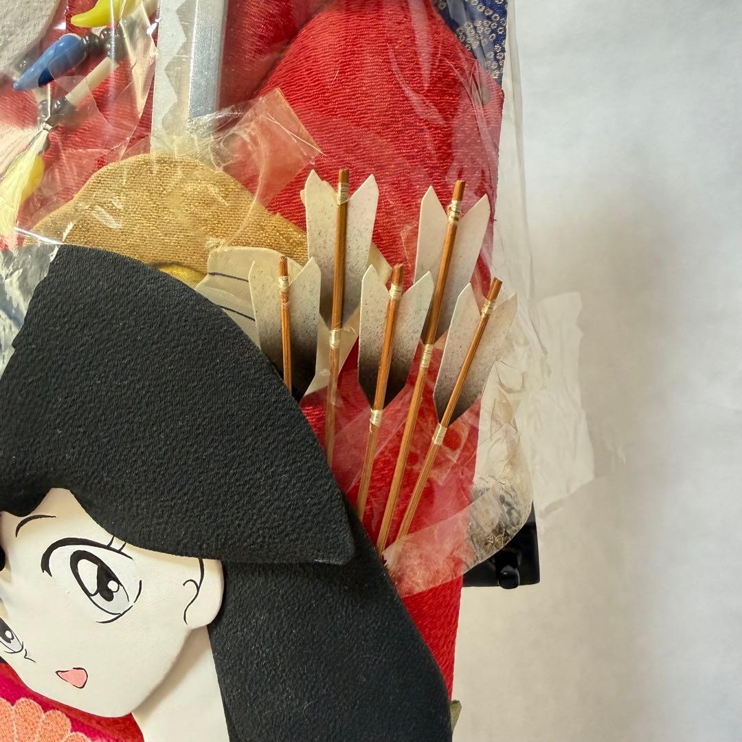 美品☆犬夜叉 江戸 押絵羽子板 高橋留美子 伝統工芸士 秀穂謹製