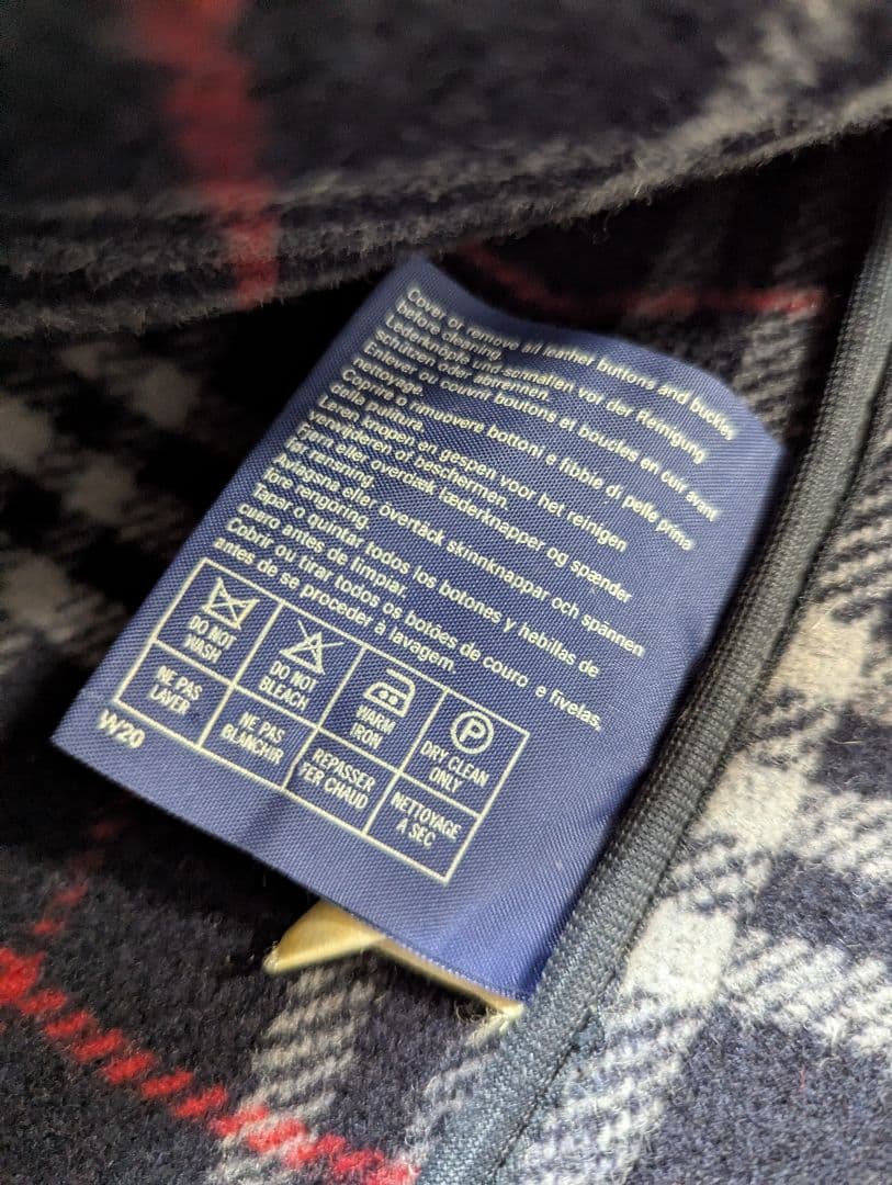 BURBERRY／ダッフルコート／ネイビー／MADEＩＮ　England