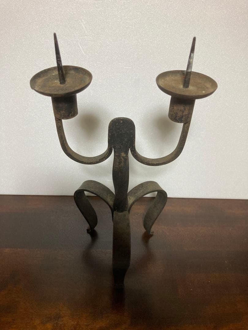 燭台　金田勝造の作　民藝　民芸