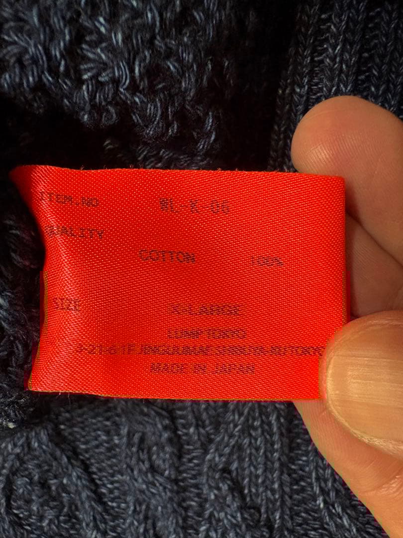 whiz limited オーバーサイズニットベスト