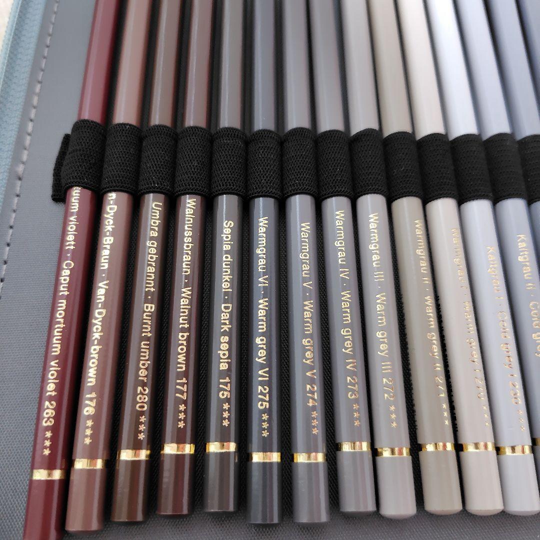 ポリクロモス　油性色鉛筆　まとめ売り　色鉛筆ケース付き