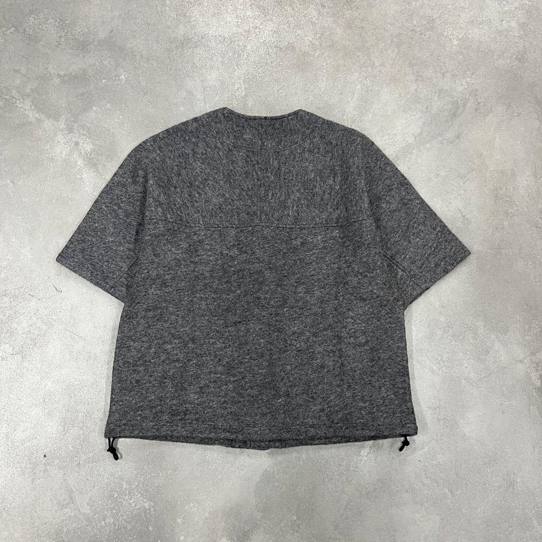 JACKMAN wool watch shirt グレー M