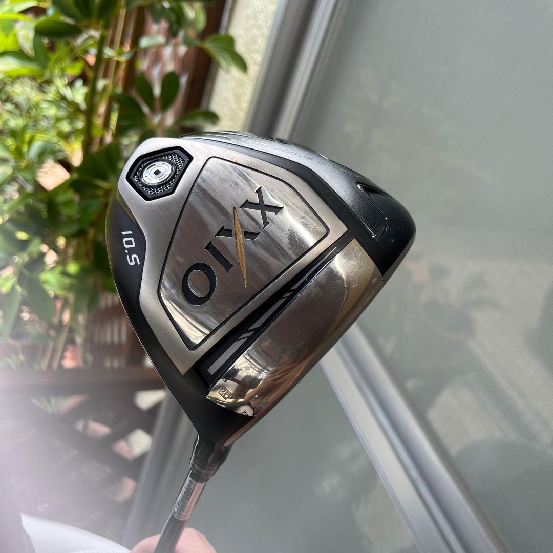 XXIO ゴルフバッグ・キャディバッグ ホワイト/ブルー　クラブセット