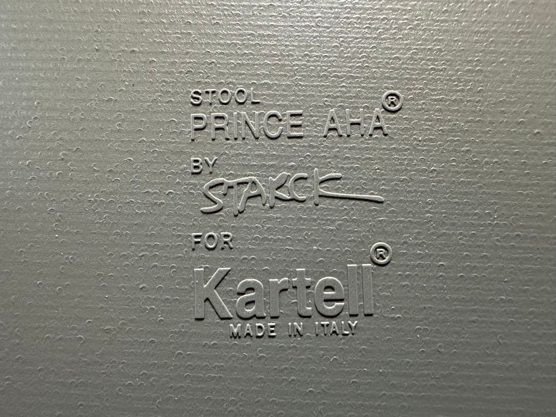 【Kartell カルテル 】 プリンスアハ モダン インテリア (グレー)4脚