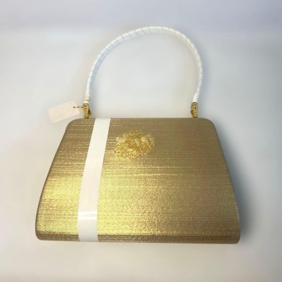 本金佐賀錦　和バッグ　草履セット売り　オリジナル　未使用品