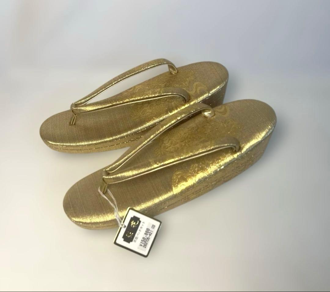 本金佐賀錦　和バッグ　草履セット売り　オリジナル　未使用品