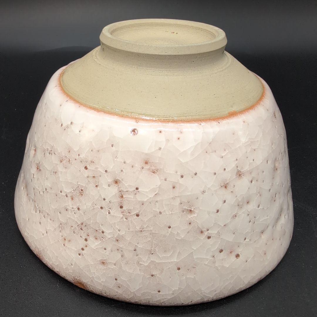 【未使用】茶道具 薄氷紋 抹茶茶碗 瀬戸焼　宮内庁 御用達 窯