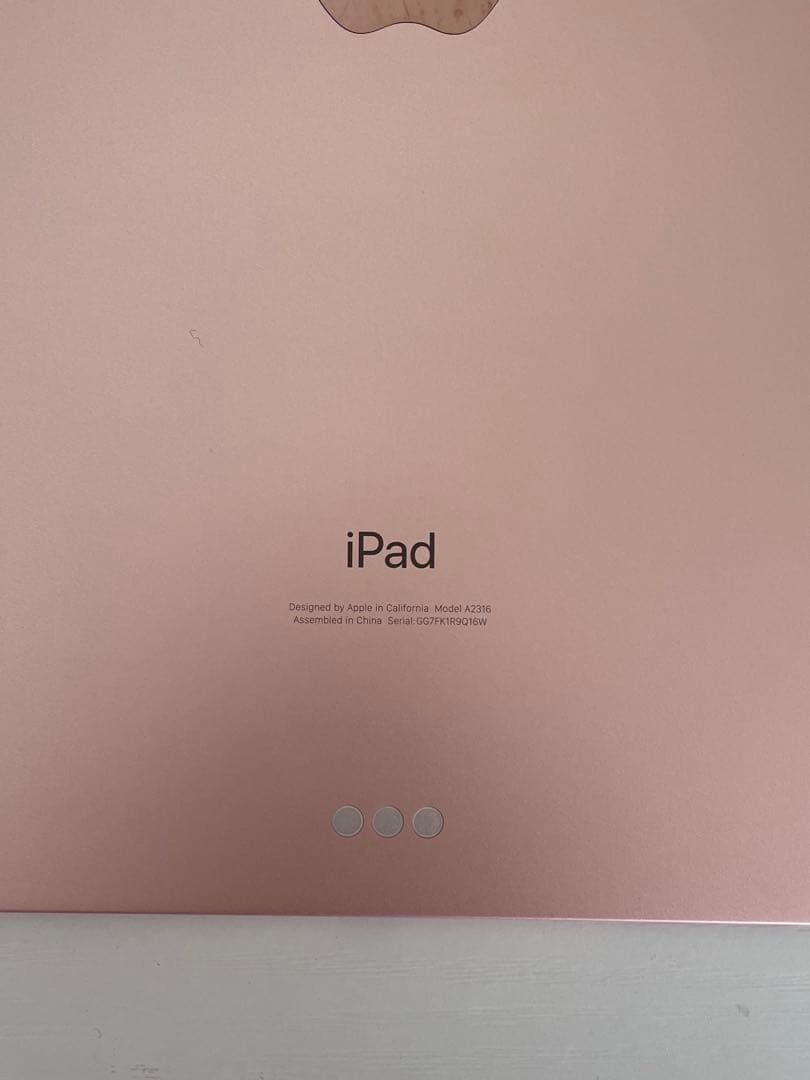 iPad Air第4世代 本体 ローズゴールド　256GB Wi-Fiモデル