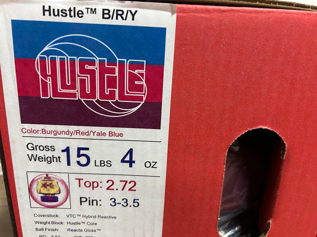 送料込み【新品】ハッスルB/R/Y 　ロトグリップ　15ポンド4オンス 3