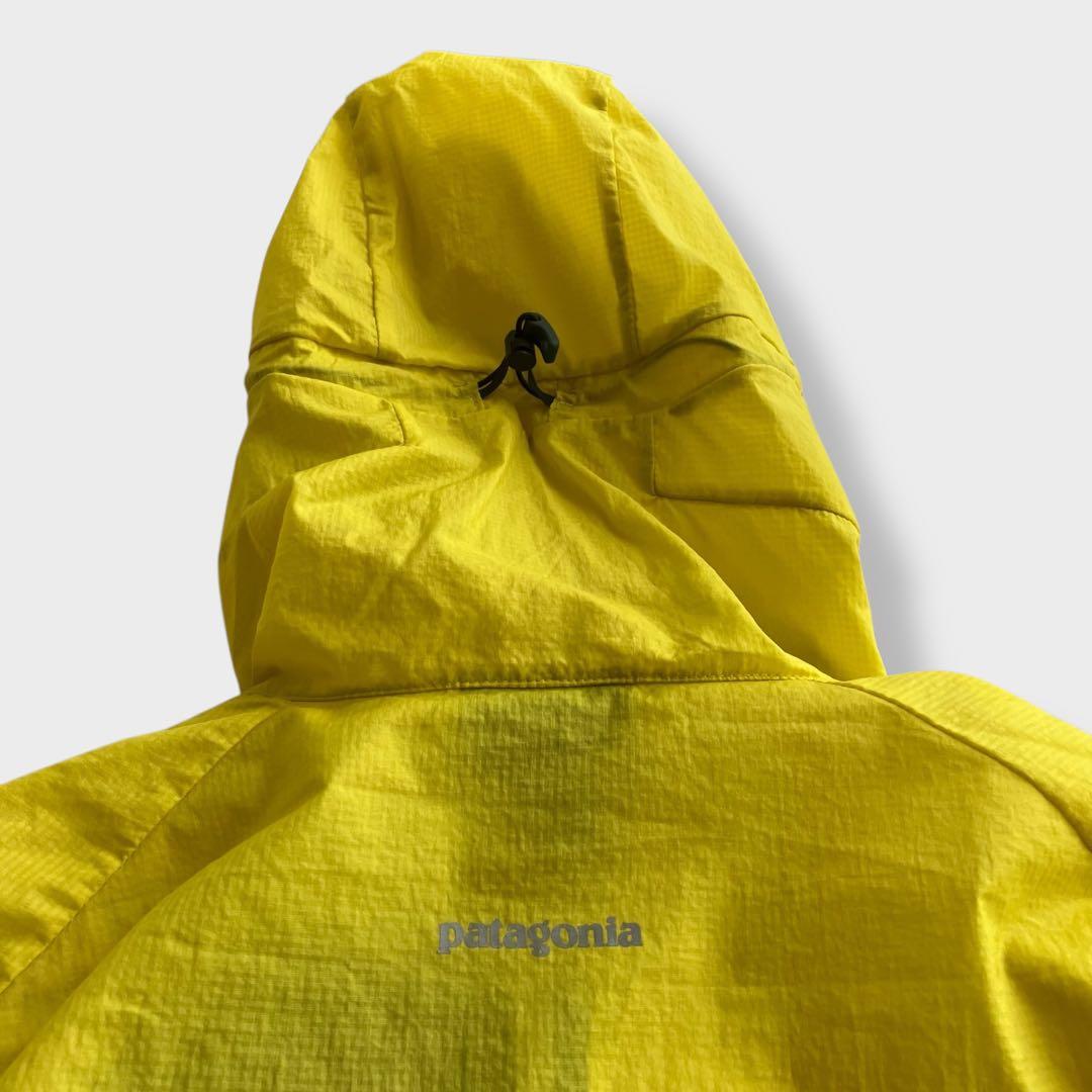 パタゴニアpatagoniaフーディニジャケットMイエローULハイクナイロン