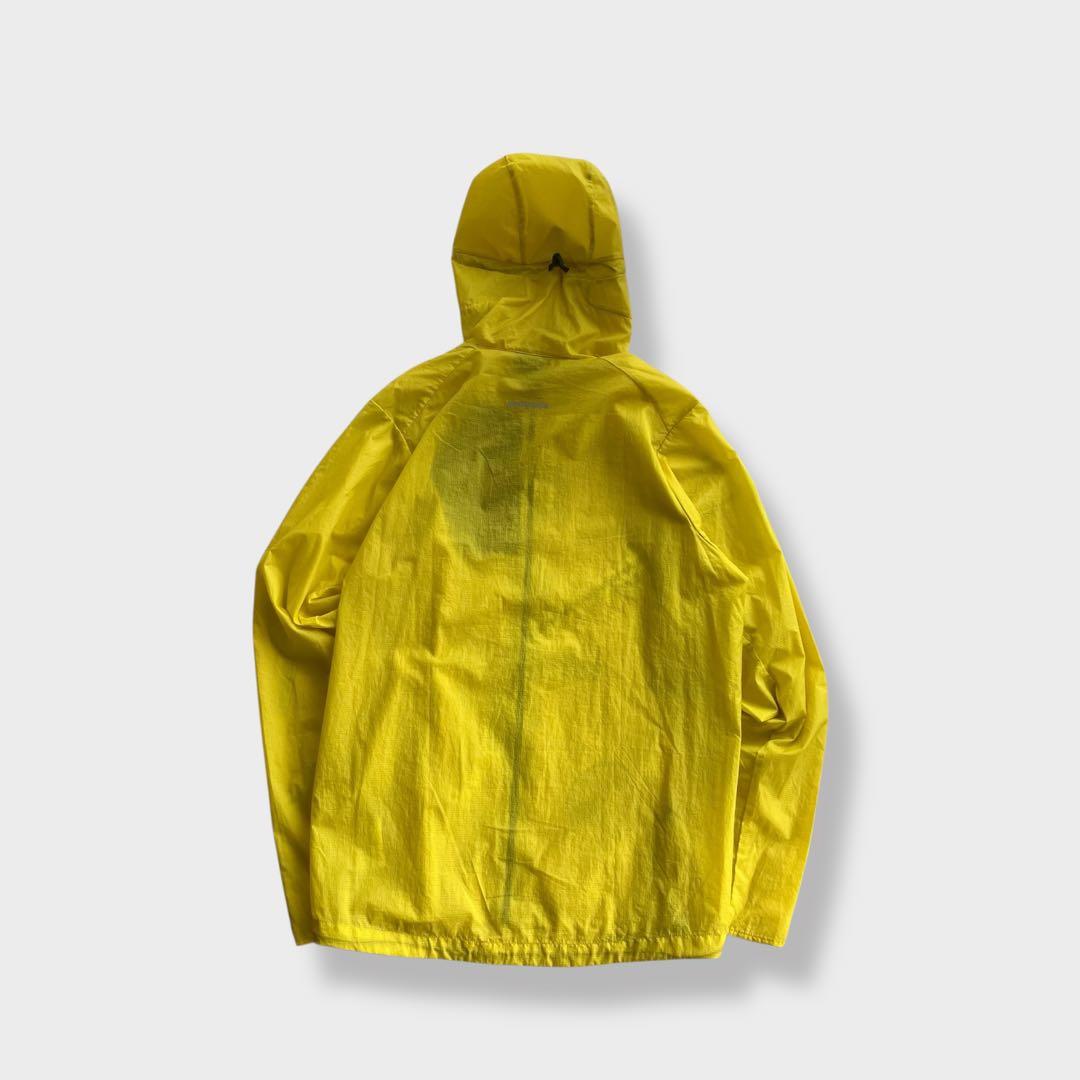 パタゴニアpatagoniaフーディニジャケットMイエローULハイクナイロン