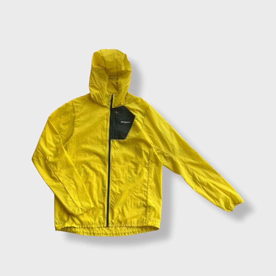 パタゴニアpatagoniaフーディニジャケットMイエローULハイクナイロン