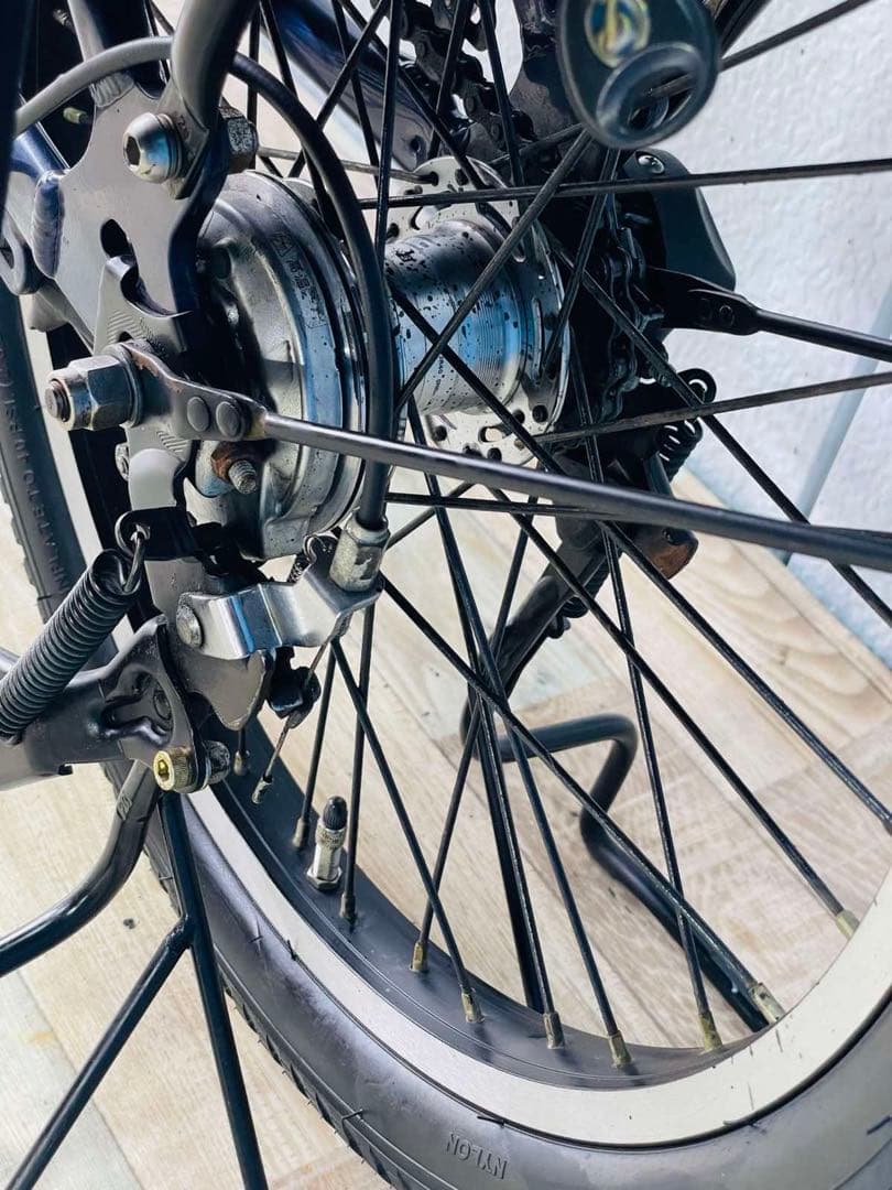 2474パナソニック12アンペア 20インチ子供乗せ電動アシスト自転車