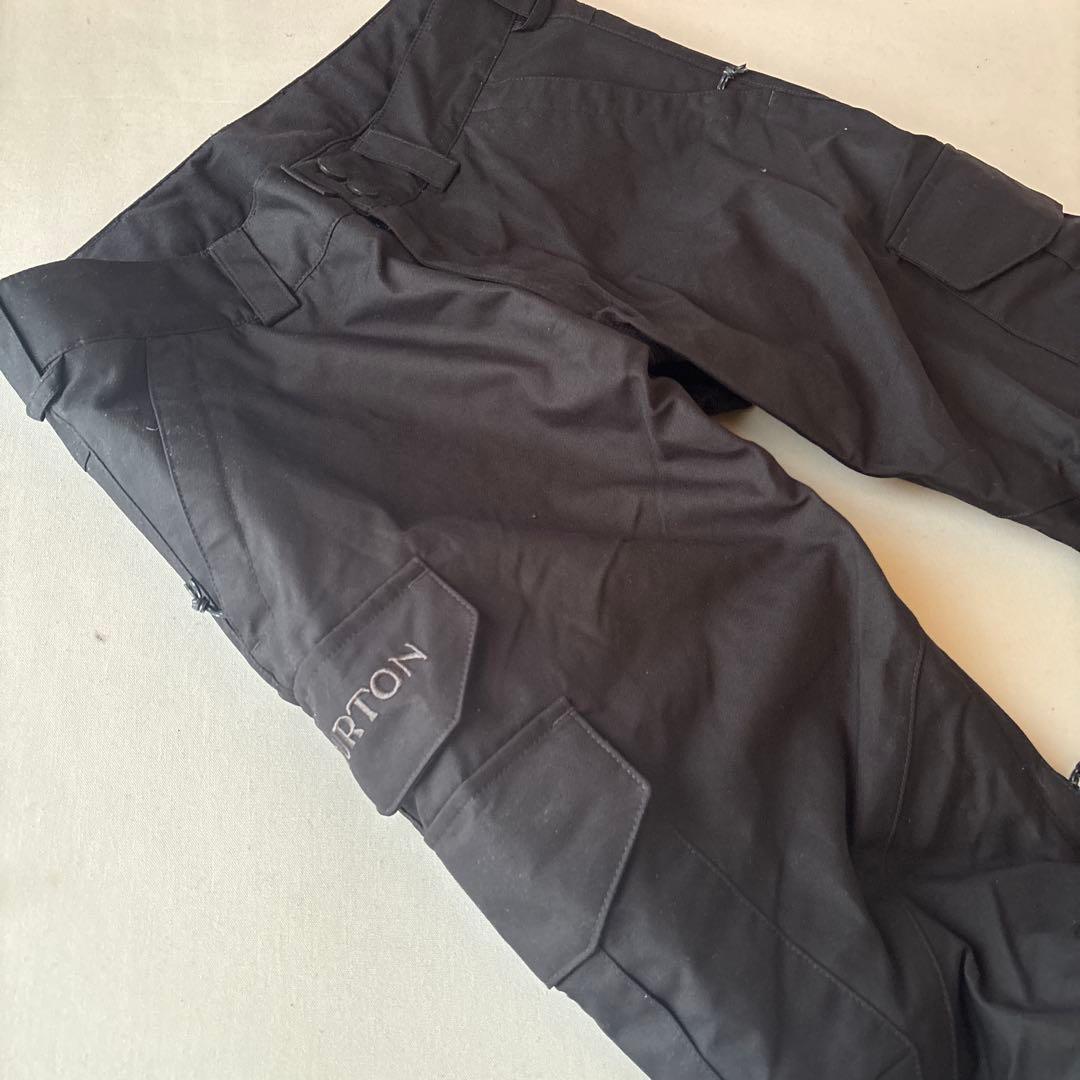 B239新品訳あり！Burton カーゴパンツ メンズ レギュラー 黒 Sスノボ