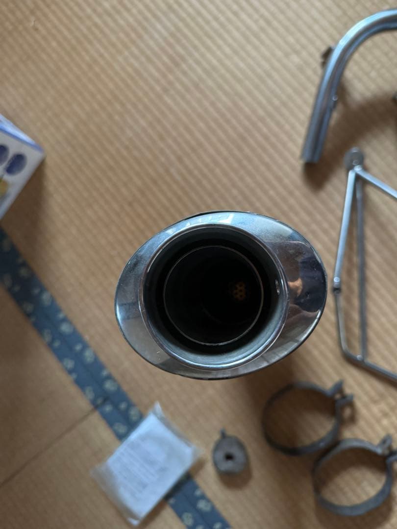 SKYWAVE250 CJ43用SBSサトウ左出しギャンタマフラー未使用　レア品